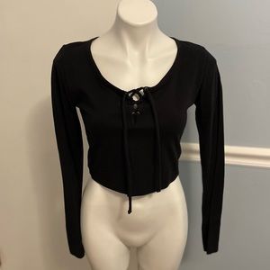 Black Crop Top